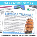 NONFICTION TEXT FEATURES ACTIVITY INTERACTIVE READING CHALLENGE ESCAPE