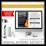 Close Reading Digital Mystery Inference Activity - Who Stole the Guitar?