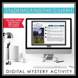 Valentine's Day Close Reading Mystery Digital Activity - Stolen Love Letter