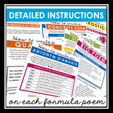 Poetry Writing Unit Booklet - Haiku, Acrostic, Limerick, Concrete, & More