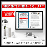 CLOSE READING DIGITAL INFERENCE MYSTERY: WHO STOLE THE QUEEN'S DIAMONDS?