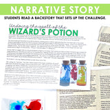 Setting of a Story Presentation & Story Element Escape Room Reading Activity