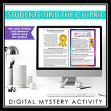 CLOSE READING DIGITAL INFERENCE MYSTERY: WHO DID THE SIDEWALK CHALK ART?