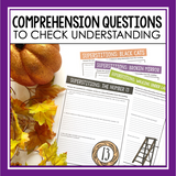 HALLOWEEN READING COMPREHENSION - SUPERSTITIONS