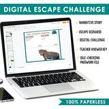 TEXT EVIDENCE DIGITAL ACTIVITY READING ESCAPE CHALLENGE