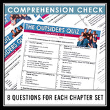 The Outsiders Quizzes - Multiple Choice and Quote Chapter Quizzes - Answer Key