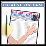 The Outsiders Assignment - Tattoo a Character in The Greasers Creative Activity