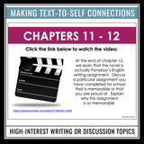 The Outsiders Writing Prompts - Video Clips and Journal Writing Topics