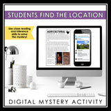 Close Reading Digital Mystery Inference Activity - Where is the Treasure Buried?