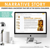 Vocabulary in Context Presentation & Digital Escape Room Reading Activity Game