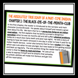 THE ABSOLUTELY TRUE DIARY OF A PART TIME INDIAN: CHAPTER SUMMARY CARDS