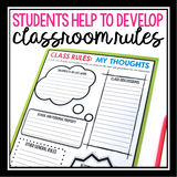 BACK TO SCHOOL RULES DIGITAL ACTIVITY FOR GOOGLE DRIVE / GOOGLE CLASSROOM