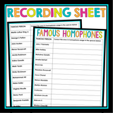 HOMOPHONES ACTIVITY: QUOTES TASK CARDS