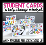 GROWTH MINDSET POSTERS & STUDENT CARDS