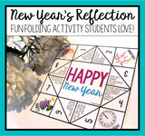 NEW YEARS ACTIVITY: FOLDING A PAPER FORTUNE TELLER