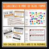 END OF THE YEAR ESCAPE ROOM PRINT AND DIGITAL BUNDLE: THE CLASSROOM FLOOR IS LAVA