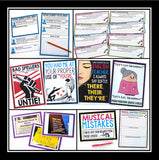 GRAMMAR ACTIVITY BUNDLE: ACTIVITIES, PRESENTATIONS, TASK CARDS, AND MORE!