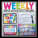 STANDARDIZED TEST TERMS POSTERS & ACTIVITY (Test Prep)