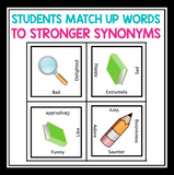 DIGITAL SYNONYM WORD CHOICE ACTIVITY PUZZLE