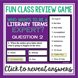 STORY ELEMENTS PRESENTATION, REVIEW GAME, & QUIZ