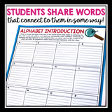 BACK TO SCHOOL DIGITAL ACTIVITY: ALPHABET INTRODUCTION FOR GOOGLE DRIVE