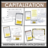 Capitalization Escape Room - Punctuation Breakout Activity Grammar Game