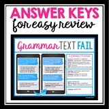DIGITAL GRAMMAR BELL RINGERS: TEXT MESSAGES