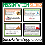 HALLOWEEN TASK CARDS GRAMMAR, PARTS OF SPEECH, FIGURATIVE LANGUAGE, & VOCABULARY