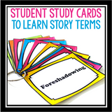 STORY ELEMENTS REVIEW CARDS & QUIZ