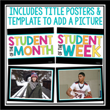 STUDENT OF THE MONTH: CLASSROOM BULLETIN DISPLAY