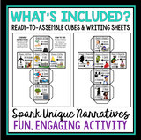 NARRATIVE WRITING STORY STARTER ACTIVITY: ROLL A STORY