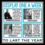 HISTORY QUOTE HASHTAG POSTERS & ASSIGNMENT