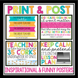 TEACHER QUOTE POSTERS & BOOKMARKS