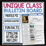 AUTHOR BIOGRAPHY PROFILE POSTERS (SOCIAL MEDIA)