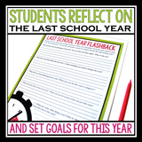 BACK TO SCHOOL DIGITAL GOAL SETTING ACTIVITY FOR GOOGLE DRIVE