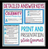 GRAMMAR ACTIVITY EDITING CELEBRITY SOCIAL MEDIA