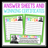 SHAKESPEARE GAME: TRIVIA