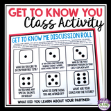 BACK TO SCHOOL DIGITAL ACTIVITY: DISCUSSION ROLL (GOOGLE DRIVE)