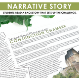 Coordinating Conjunctions Grammar Activity Escape Room Game, Slides, and Quiz