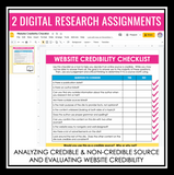 CREDIBLE SOURCES DIGITAL RESEARCH PRESENTATION AND ACTIVITIES