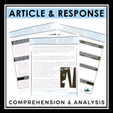 NONFICTION ARTICLE AND ACTIVITIES INFORMATIONAL TEXT: MARIANAS TRENCH