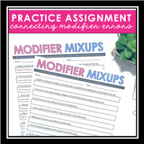 MISPLACED OR DANGLING MODIFIERS PRESENTATION AND ASSIGNMENTS