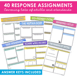 Nonfiction Article of the Week - Reading Comprehension & Analysis Activities