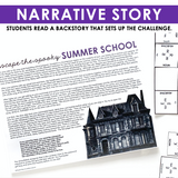 Parts of Speech Grammar Activity Escape Room Challenge, Presentation, and Quiz