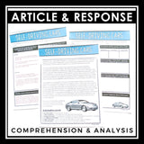 NONFICTION ARTICLE AND ACTIVITIES INFORMATIONAL TEXT: SELF-DRIVING CARS
