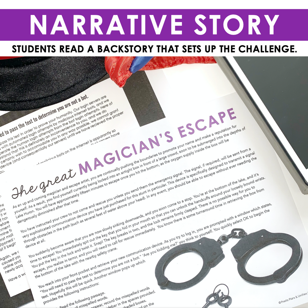 Spelling Grammar Activity Interactive Escape Challenge Presto Plans Spelling Grammar Activity Interactive Escape Challenge Presto Plans