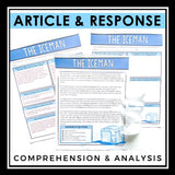 NONFICTION ARTICLE AND ACTIVITIES INFORMATIONAL TEXT: THE ICEMAN