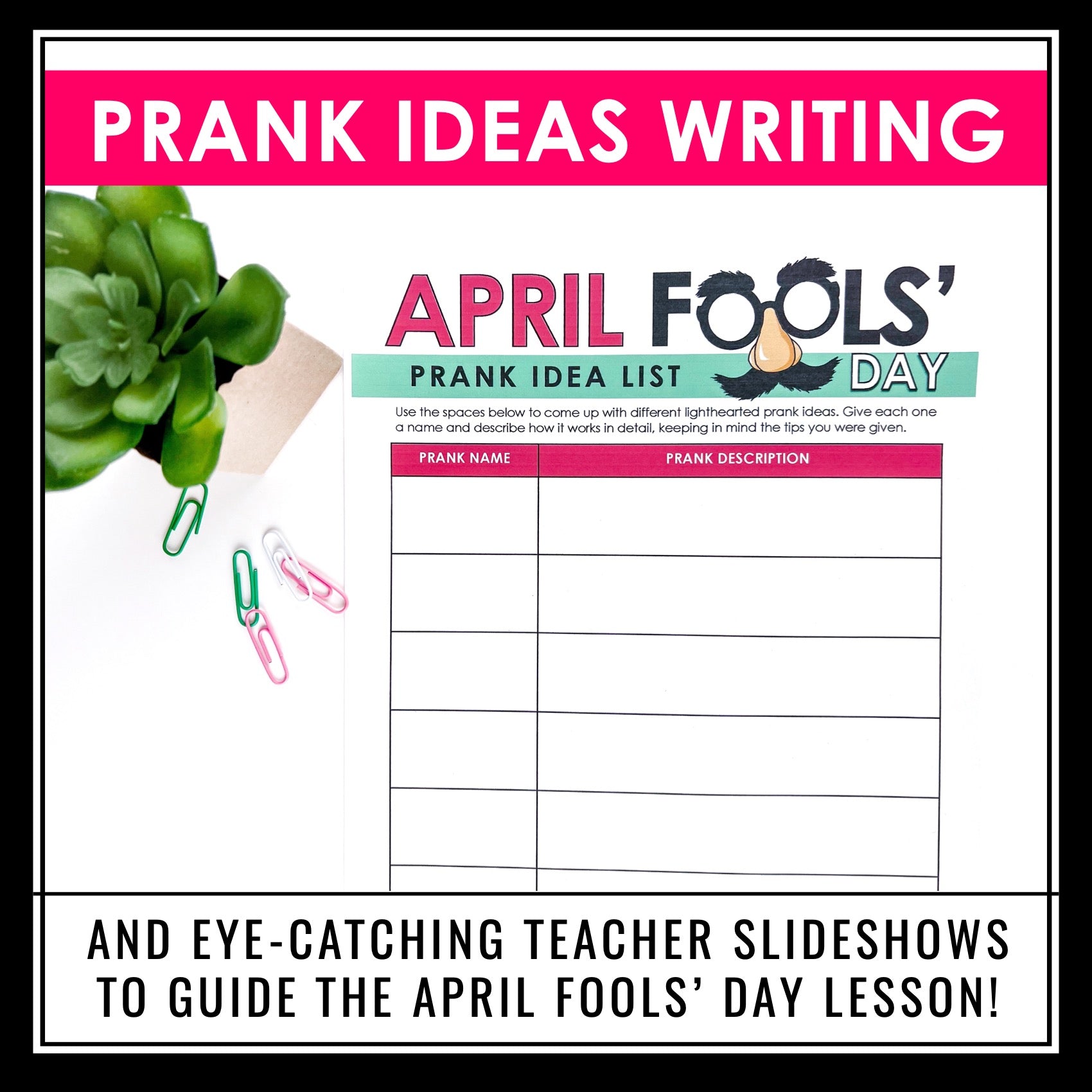 Prank Activity April Fools' Day Activities - Nonfiction Reading, Student Prank, and W ...