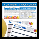 CLOSE READING INFERENCE MYSTERY: WHO FILLED THE SCHOOL HALLWAYS WITH BALLOONS?