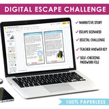 AUTHOR'S PURPOSE DIGITAL ACTIVITY READING ESCAPE CHALLENGE